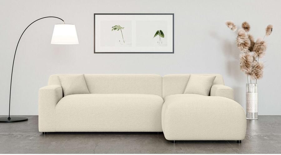Home affaire Hoekbank LILLIANA designsofa L-vorm met recamiere rechts links bestelbaar - Foto 3