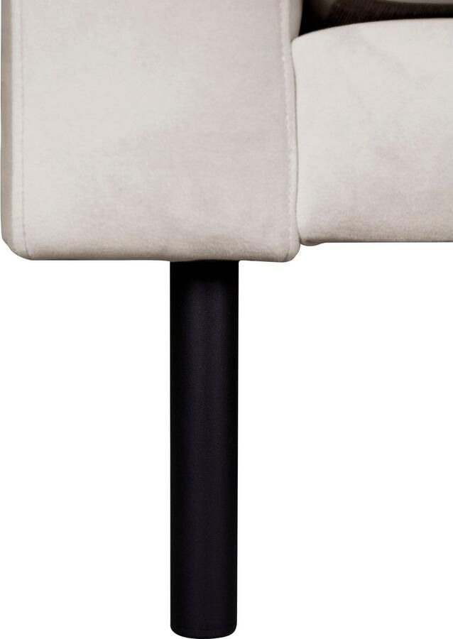 Home affaire Hoekbank Lillibeth L-vorm designbank afmetingen B D H: 240 173 83 cm Sierkussen als tweezijdig te gebruiken kussen in fluwelige look of cord