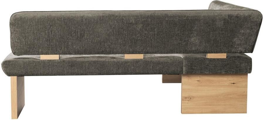 Home affaire Eethoek Louise + Miles eetkamerset zitgroep hoekbank keukenbank Eetkamer zitgroep stoelen tafel en bank comfortabel gepolsterd (4-delig) - Foto 10