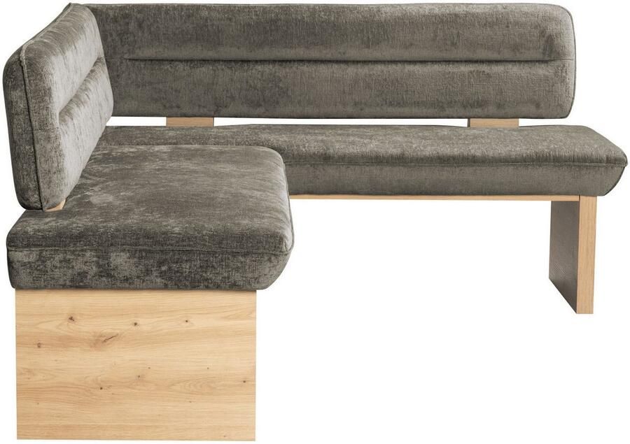 Home affaire Hoekbank Louise gestoffeerde bank eetkamerbank keukenbank met nosag golfveren in de zitting voor meer comfort breedte 212x170 cm - Foto 7