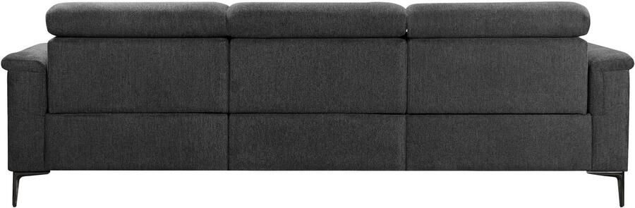 Home affaire Hoekbank Lund L-vorm 261 cm handmatige of elektrische relaxfunctie (met USB-A) - Foto 6