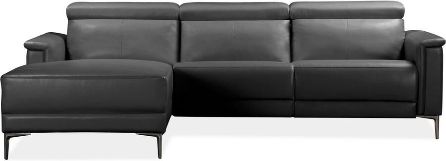 Home affaire Hoekbank Lund L-vorm 261 cm handmatige of elektrische relaxfunctie (met USB-A) - Foto 5