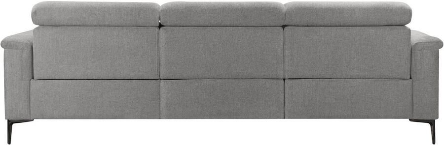 Home affaire Hoekbank Lund L-vorm 261 cm handmatige of elektrische relaxfunctie (met USB-A)