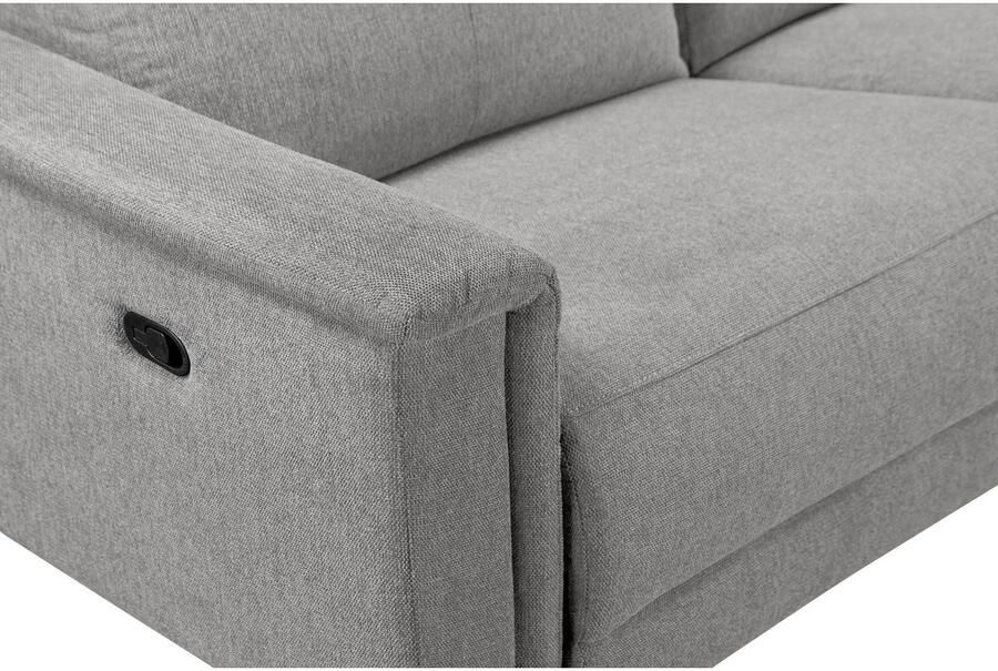 Home affaire Hoekbank Lund L-vorm 261 cm handmatige of elektrische relaxfunctie (met USB-A) - Foto 5