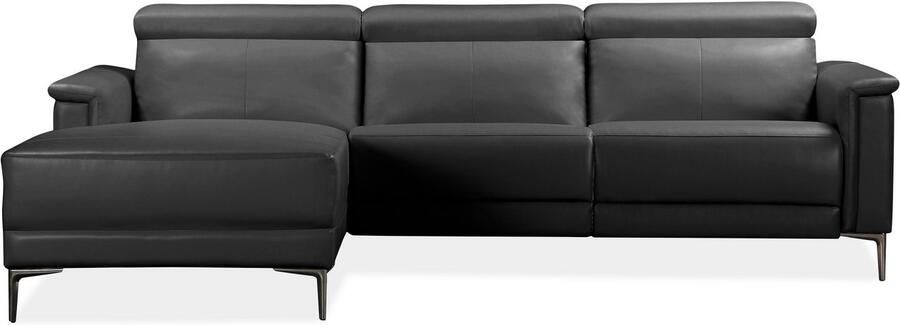 Home affaire Hoekbank Lund L-vorm 261 cm handmatige of elektrische relaxfunctie (met USB-A) - Foto 5
