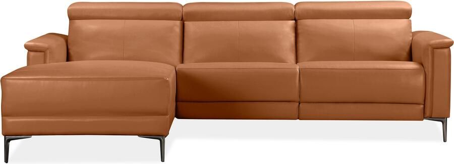 Home affaire Hoekbank Lund L-vorm 261 cm handmatige of elektrische relaxfunctie (met USB-A) - Foto 7
