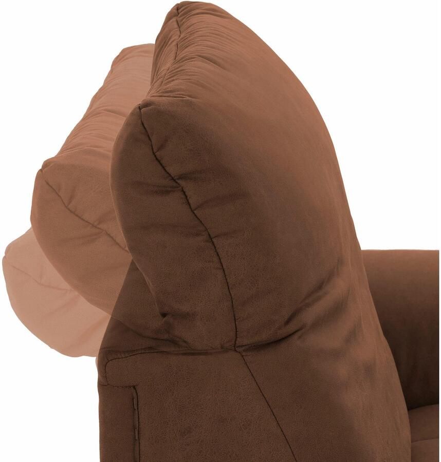 Home affaire Hoekbank Lyla L-vorm naar keuze met verstelbare rugleuning en slaapfunctie