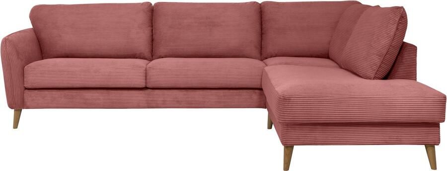 Home affaire Hoekbank MARSEILLE 278 202 cm L-vorm ottoman rechts links verschillende bekledingen - Foto 6