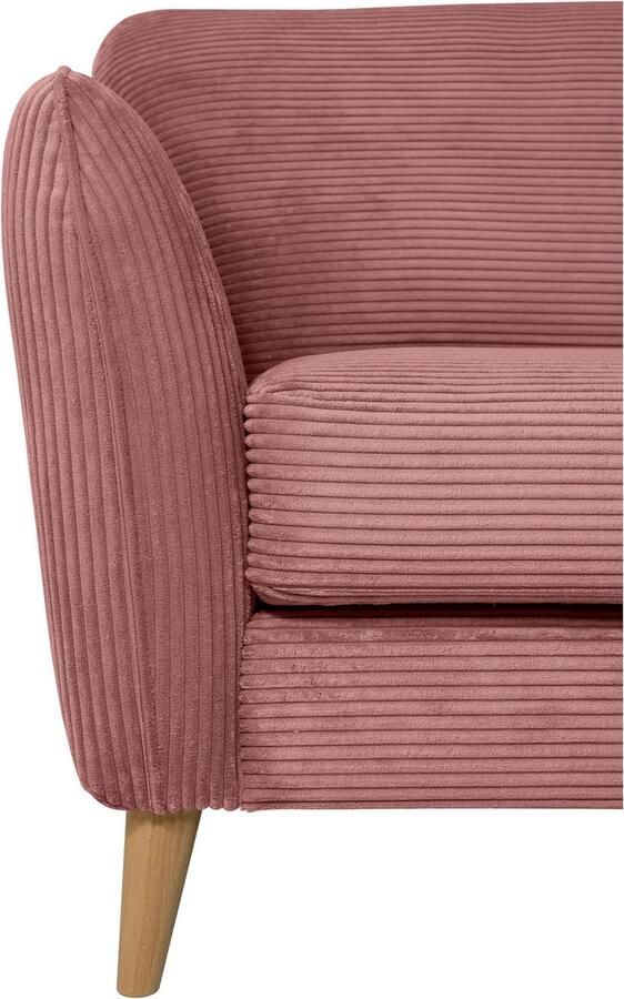 Home affaire Hoekbank MARSEILLE 278 202 cm L-vorm ottoman rechts links verschillende bekledingen - Foto 3