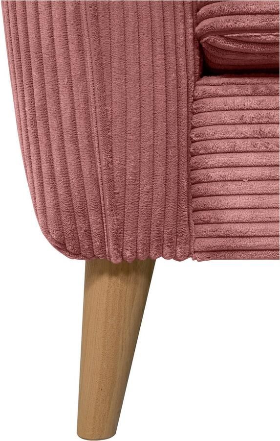 Home affaire Hoekbank MARSEILLE 278 202 cm L-vorm ottoman rechts links verschillende bekledingen