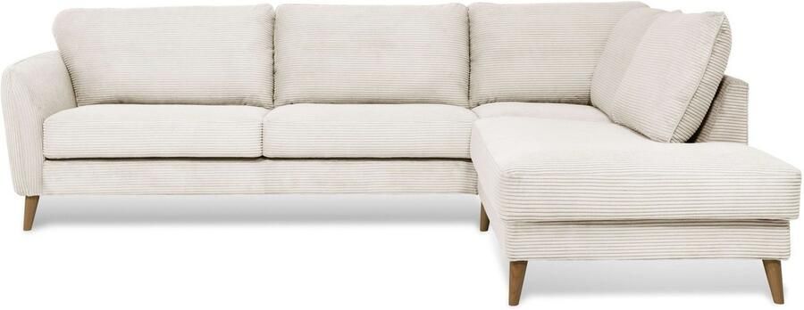 Home affaire Hoekbank MARSEILLE 278 202 cm L-vorm ottoman rechts links verschillende bekledingen - Foto 5