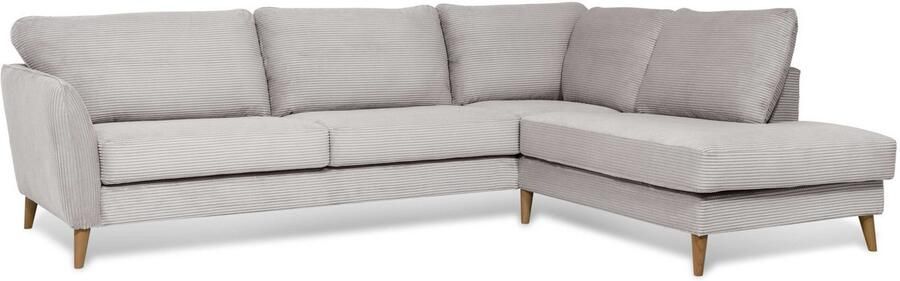 Home affaire Hoekbank MARSEILLE 278 202 cm L-vorm ottoman rechts links verschillende bekledingen - Foto 7