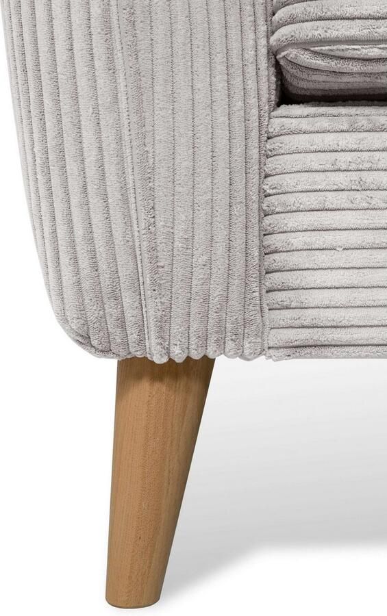 Home affaire Hoekbank MARSEILLE 278 202 cm L-vorm ottoman rechts links verschillende bekledingen