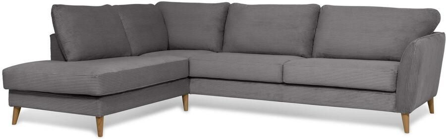 Home affaire Hoekbank MARSEILLE 278 202 cm L-vorm ottoman rechts links verschillende bekledingen - Foto 7