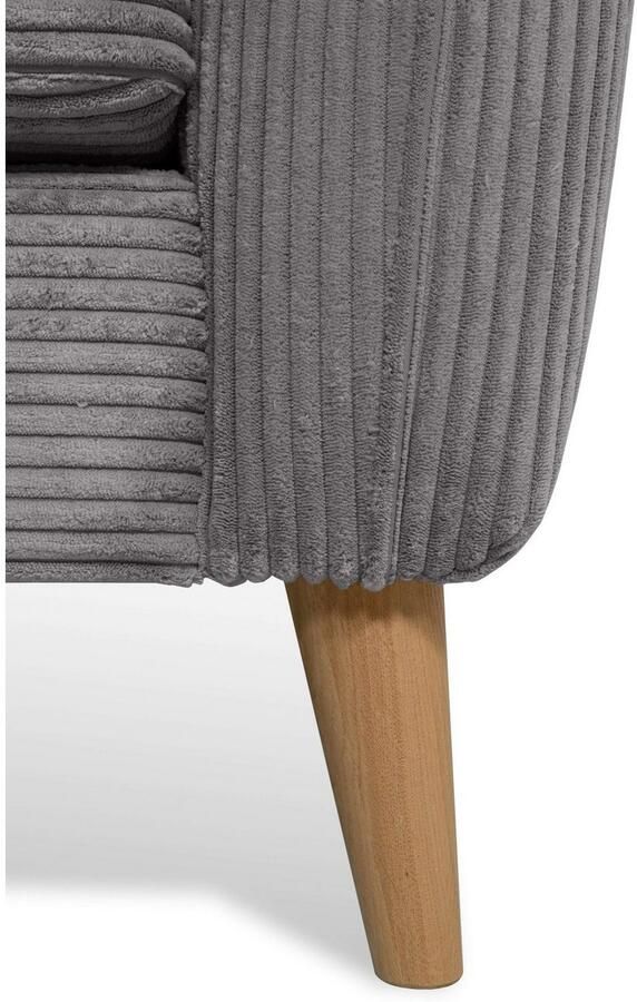 Home affaire Hoekbank MARSEILLE 278 202 cm L-vorm ottoman rechts links verschillende bekledingen