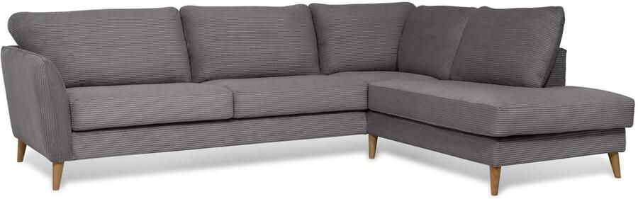 Home affaire Hoekbank MARSEILLE 278 202 cm L-vorm ottoman rechts links verschillende bekledingen - Foto 7