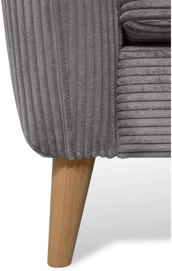 Home affaire Hoekbank MARSEILLE 278 202 cm L-vorm ottoman rechts links verschillende bekledingen