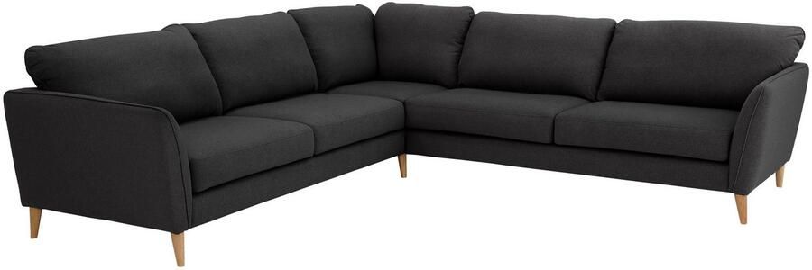 Home affaire Hoekbank MARSEILLE 278 278 cm L-vorm geweven stof vlakke weefsel viltlook - Foto 10