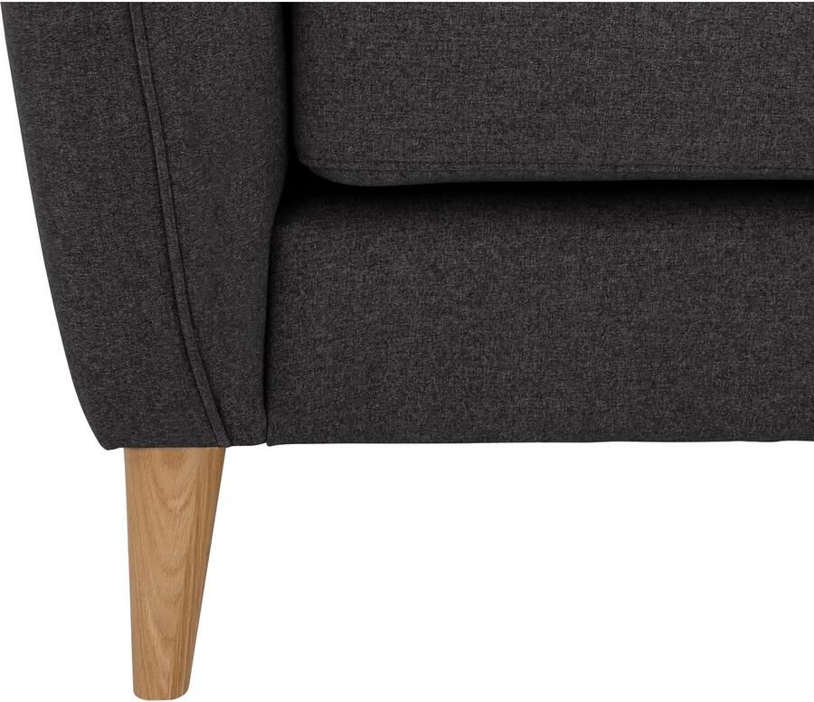 Home affaire Hoekbank MARSEILLE 278 278 cm L-vorm geweven stof vlakke weefsel viltlook - Foto 2