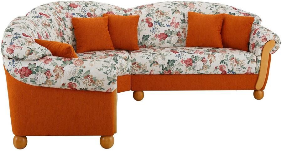 Home affaire Hoekbank Milano comfortabel met binnenvering B D H 233 233 83cm landhuisstijl L-vorm - Foto 3