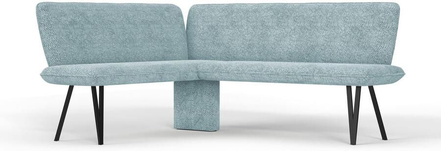 Home affaire Hoekbank Mily Keukenbank Kussenbank Eettafelbank 205x164 cm Moderne bank en kleuren aantal zitplaatsen: 5 vrij in de ruimte te plaatsen - Foto 6