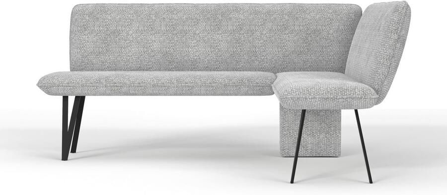 Home affaire Hoekbank Mily Keukenbank Kussenbank Eettafelbank 205x164 cm Moderne bank en kleuren aantal zitplaatsen: 5 vrij in de ruimte te plaatsen - Foto 6