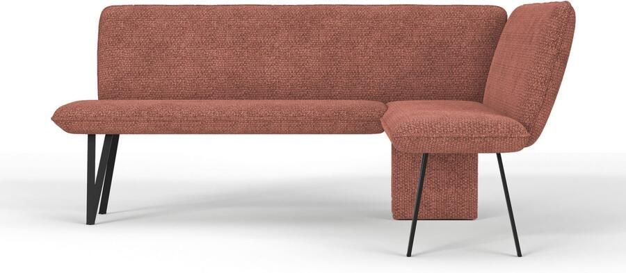 Home affaire Hoekbank Mily Keukenbank Kussenbank Eettafelbank 205x164 cm Moderne bank en kleuren aantal zitplaatsen: 5 vrij in de ruimte te plaatsen - Foto 6