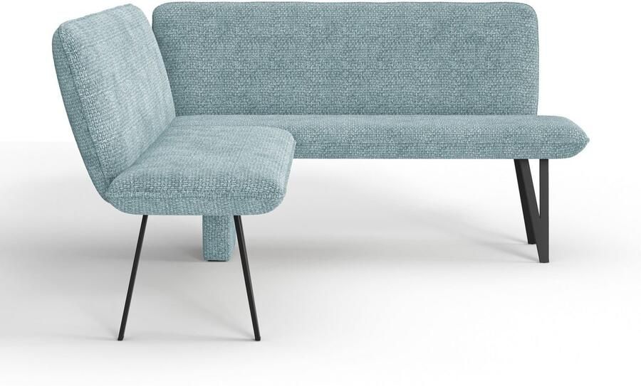 Home affaire Hoekbank Mily Keukenbank Kussenbank Eettafelbank 205x164 cm Moderne bank en kleuren aantal zitplaatsen: 5 vrij in de ruimte te plaatsen - Foto 3