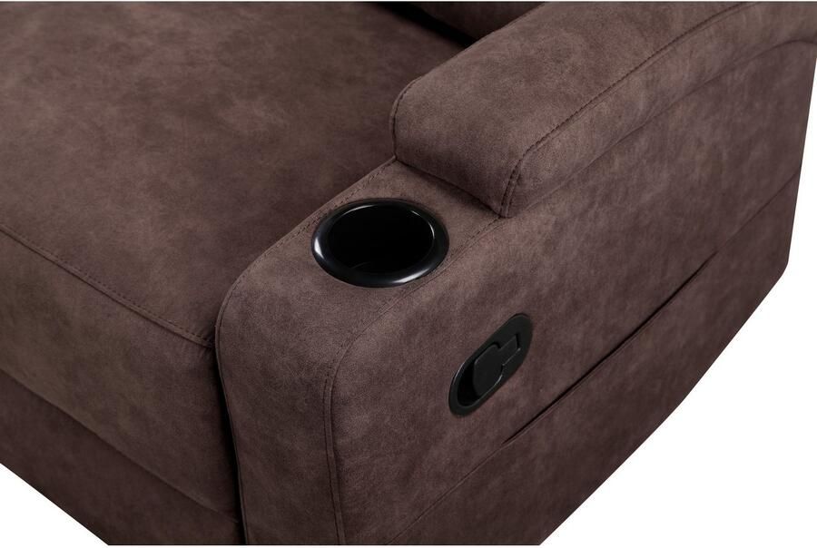 Home affaire Hoekbank NAPORI multimediabank 3-zits bioscoopstoel XXL L-vorm 3 bekledingsstoffen - Foto 3