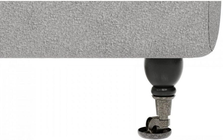 Home affaire Hoekbank NORIN L-vorm twee soorten poten: voor wieltjes aan de achterkant houten poten - Foto 5