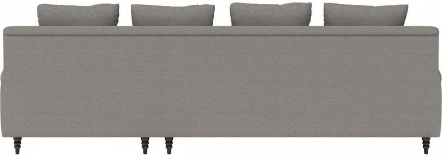 Home affaire Hoekbank NORIN L-vorm twee soorten poten: voor wieltjes aan de achterkant houten poten - Foto 8