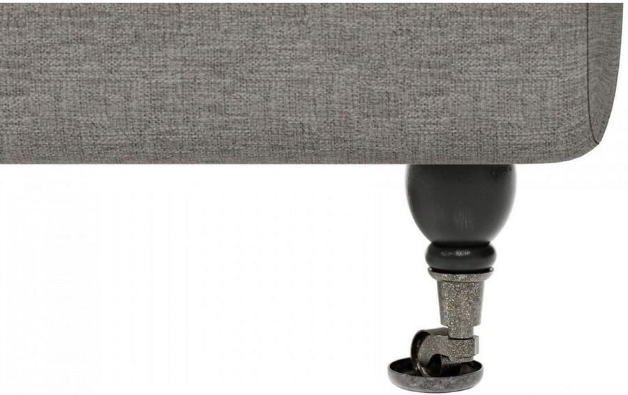 Home affaire Hoekbank NORIN L-vorm twee soorten poten: voor wieltjes aan de achterkant houten poten - Foto 5