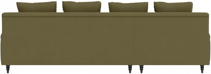 Home affaire Hoekbank NORIN L-vorm twee soorten poten: voor wieltjes aan de achterkant houten poten - Foto 8