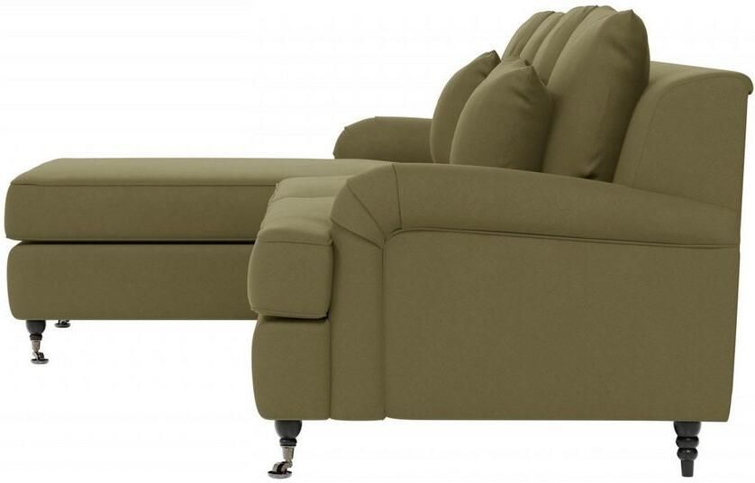 Home affaire Hoekbank NORIN L-vorm twee soorten poten: voor wieltjes aan de achterkant houten poten - Foto 6