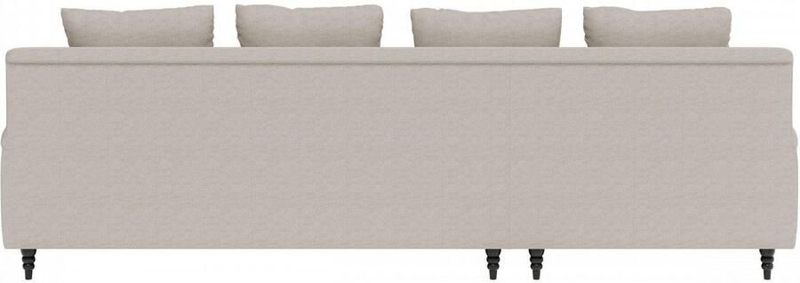 Home affaire Hoekbank NORIN L-vorm twee soorten poten: voor wieltjes aan de achterkant houten poten - Foto 7