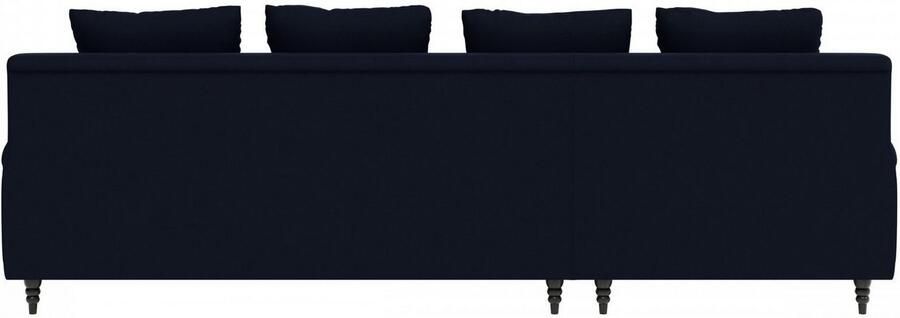 Home affaire Hoekbank NORIN L-vorm twee soorten poten: voor wieltjes aan de achterkant houten poten - Foto 8