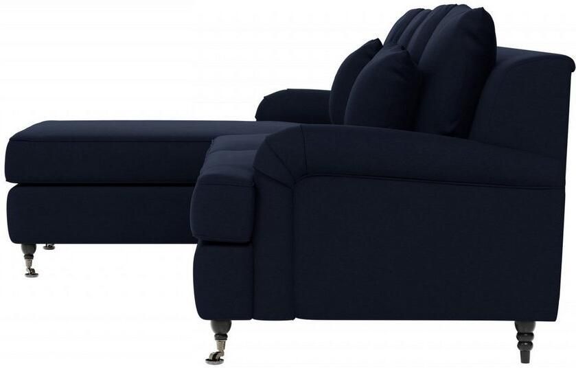 Home affaire Hoekbank NORIN L-vorm twee soorten poten: voor wieltjes aan de achterkant houten poten - Foto 6