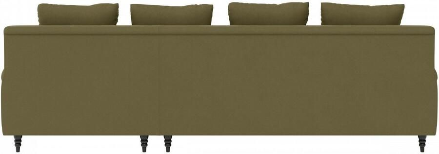 Home affaire Hoekbank NORIN L-vorm twee soorten poten: voor wieltjes aan de achterkant houten poten - Foto 8