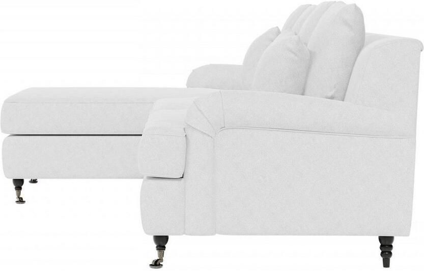 Home affaire Hoekbank NORIN L-vorm twee soorten poten: voor wieltjes aan de achterkant houten poten - Foto 4