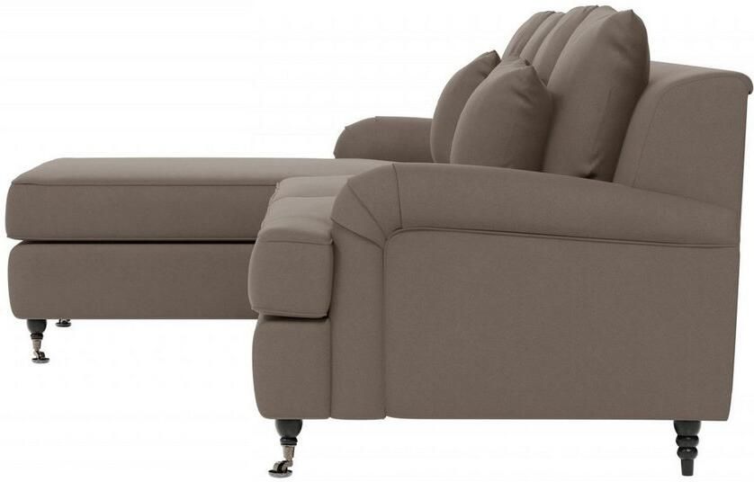 Home affaire Hoekbank NORIN L-vorm twee soorten poten: voor wieltjes aan de achterkant houten poten - Foto 6