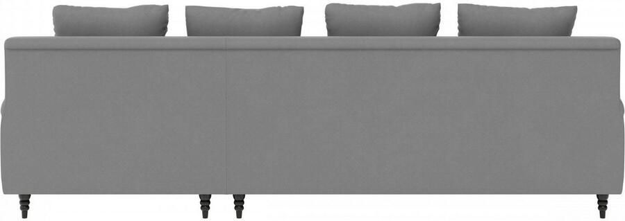 Home affaire Hoekbank NORIN L-vorm twee soorten poten: voor wieltjes aan de achterkant houten poten - Foto 8