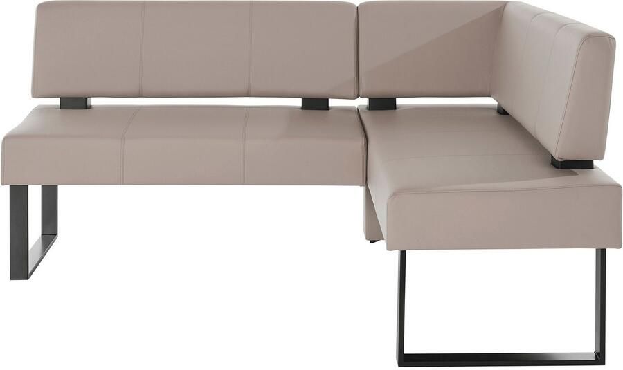 Home affaire Hoekbank Oliver met metalen frame keukenbank verschillende hoezen cord eetkamerbank ottos choice - Foto 2