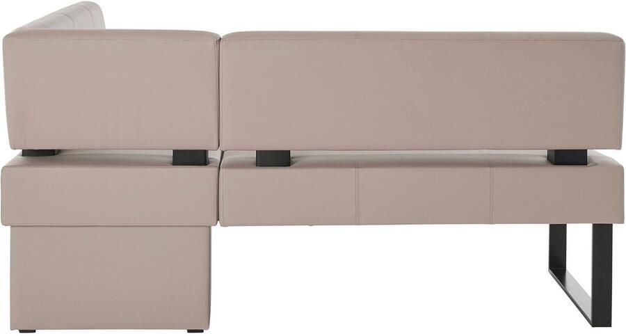 Home affaire Hoekbank Oliver met metalen frame keukenbank verschillende hoezen cord eetkamerbank ottos choice - Foto 6