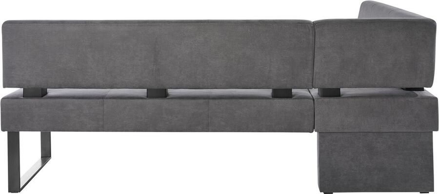 Home affaire Hoekbank Oliver met metalen frame keukenbank verschillende hoezen cord eetkamerbank ottos choice - Foto 8