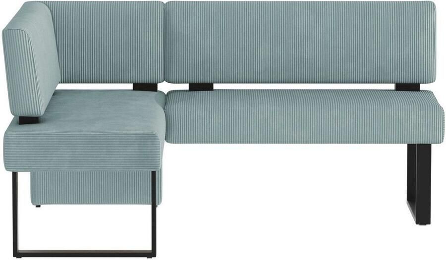 Home affaire Hoekbank Oliver met metalen frame keukenbank verschillende hoezen cord eetkamerbank ottos choice - Foto 12