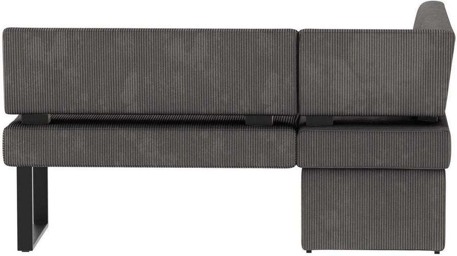 Home affaire Hoekbank Oliver met metalen frame keukenbank verschillende hoezen cord eetkamerbank ottos choice - Foto 4