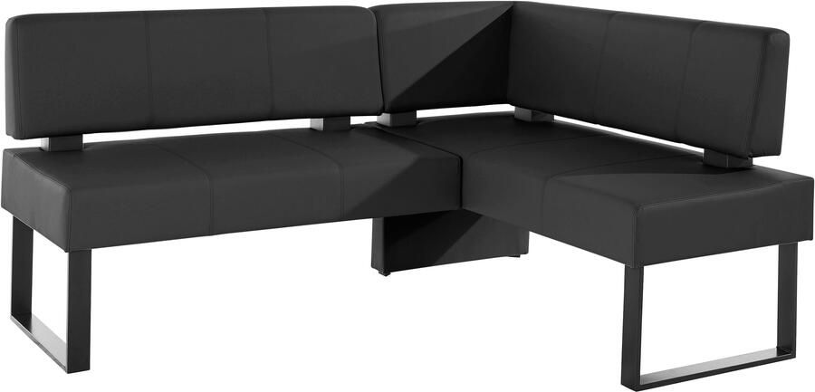 Home affaire Hoekbank Oliver met metalen frame keukenbank verschillende hoezen cord eetkamerbank ottos choice - Foto 5