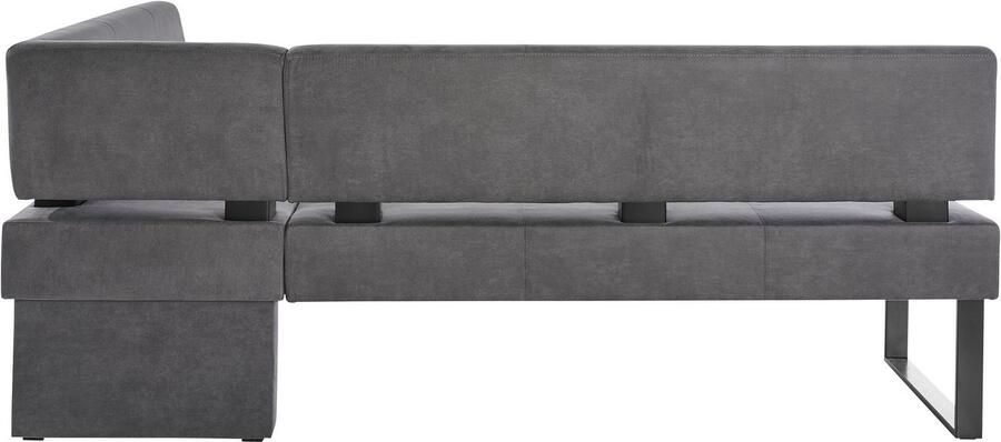 Home affaire Hoekbank Oliver met metalen frame keukenbank verschillende hoezen cord eetkamerbank ottos choice - Foto 9