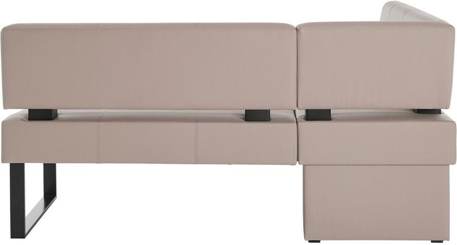 Home affaire Hoekbank Oliver met metalen frame keukenbank verschillende hoezen cord eetkamerbank ottos choice - Foto 6