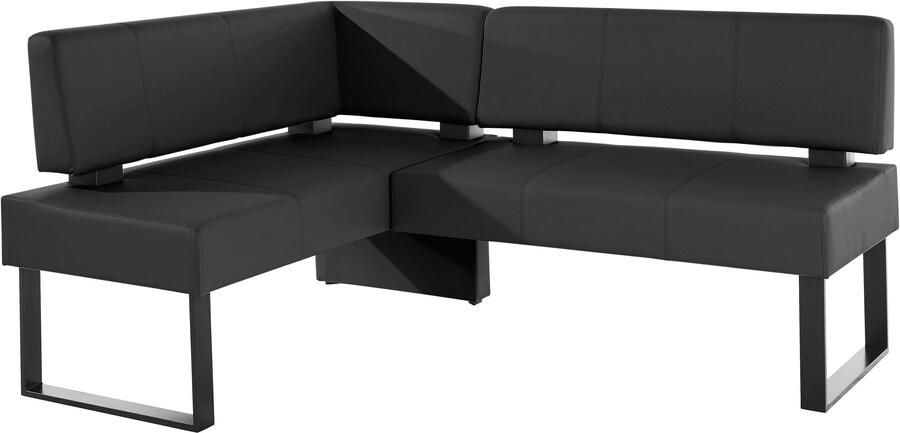 Home affaire Hoekbank Oliver met metalen frame keukenbank verschillende hoezen cord eetkamerbank ottos choice - Foto 4